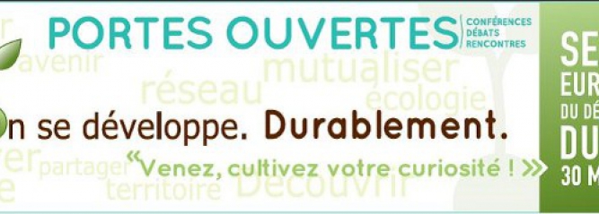 banderole Semaine Européenne du Developpement Durable